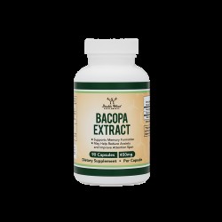 Bacopa extract/ Бакопа мониери, 450 mg, 90 капсули Double Wood