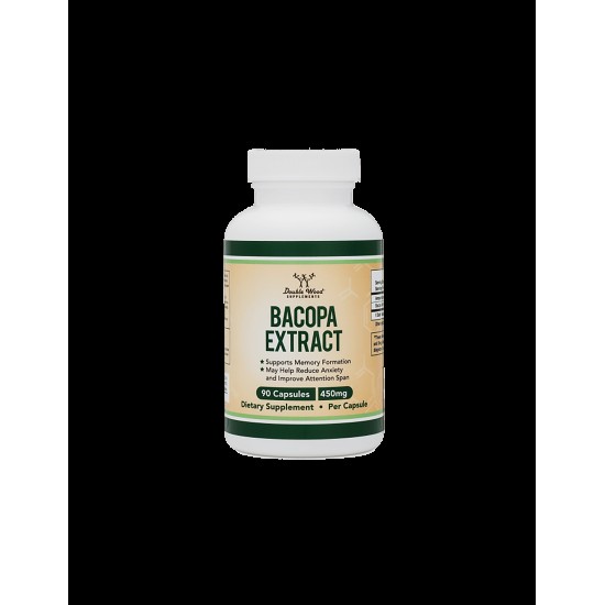 Bacopa extract/ Бакопа мониери, 450 mg, 90 капсули Double Wood