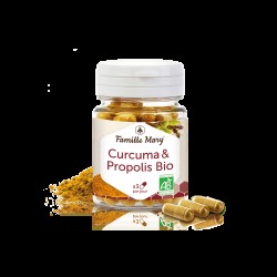 Curcuma & Propolis Bio/ Куркума + био прополис, 60 капсули Famille Mary