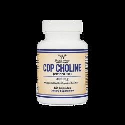 CDP Choline (Citicoline)/ Цитиколин, 300 mg, 60 капсули Double Wood