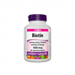 Biotin / Биотин, 1000 µg, 180 капсули