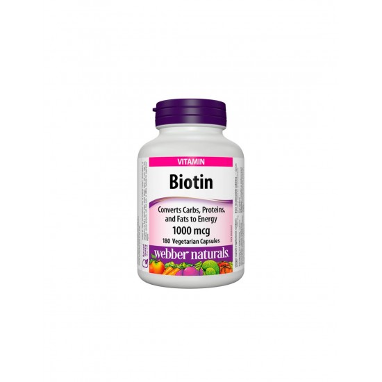 Biotin / Биотин, 1000 µg, 180 капсули