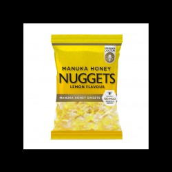 Manuka Honey Nuggets Lemon Flavour made with 100 MGO Manuka Honey / Бонбони за смучене с мед от манука с вкус на лимон, 120 g