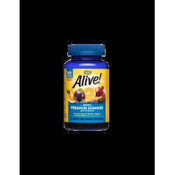 Alive! Men's Premium Gummies Multivitamin / Алайв! Премиум мултивитамини за мъже, 75 желирани таблетки Nature’s Way