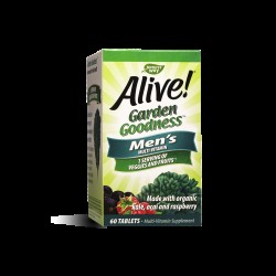 Alive! Garden Goodness™ Men`s Multi-Vitamin/ Алайв! Мултивитамини за мъже х 60 таблетки Nature’s Way