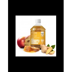 Ябълков оцет + мед от манука и джинджифил - Apple Cider Vinegar with Manuka Honey & Ginger (300 MGO) , 500 ml