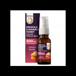 Propolis & Manuka Honey Immune Defence Spray / Спрей за уста за имунна защита с прополис и мед от манука 500 M.E.D, 20 ml