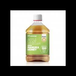 Ябълков оцет + мед от манука (300 MGO) - Apple Cider Vinegar with Manuka Honey (300 MGO), 500 ml