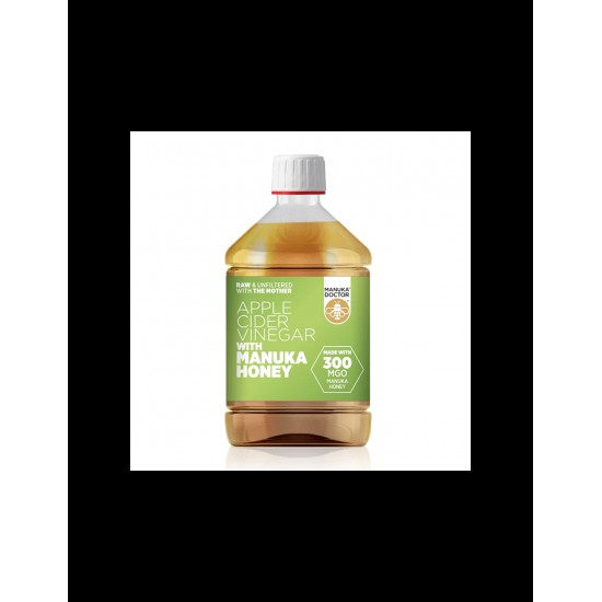 Ябълков оцет + мед от манука (300 MGO) - Apple Cider Vinegar with Manuka Honey (300 MGO), 500 ml