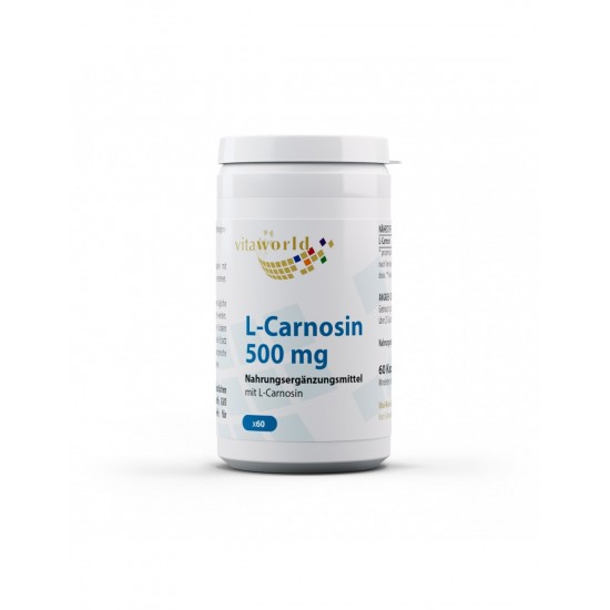 L-Carnosine / L-Карнозин 500 mg, 60 капсули