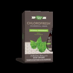 Chlorofresh® Chlorophyll Drops/ Хлорофреш® Хлорофил Капки х 59 ml (без алкохол) с ментов вкус Nature’s Way