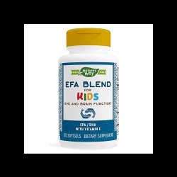 EFA Blend for Kids / ЕФА Бленд за деца, 120 софтгел капсули Nature’s Way