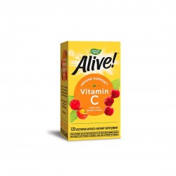 Alive! Vitamin C / Алайв! Витамин С (oт ацерола органик), 120 капсули Nature’s Way