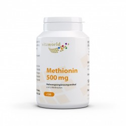 Methionin / Метионин 500 mg, 120 капсули Vita-World