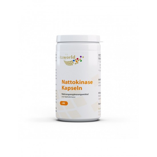 Nattokinase 2000 FU Activity / Натокиназа 100mg, 90 капсули