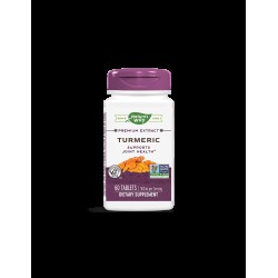 Куркума екстракт от корен - Turmeric 500 mg, стандартизиран до 95% куркуминоиди, 60 таблетки Nature’s Way