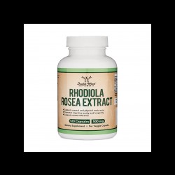 Rhodiola Rosea Extract - Златен корен екстракт, 120 капсули Double Wood