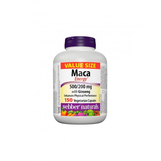 Maca Energy with Ginseng - Мака и Корейски женшен, 150 капсули