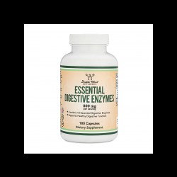 Essential digestive enzymes - Храносмилателни ензими, 180 капсули Double Wood