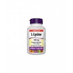 L-Lysine 500 mg - Л-лизин – Имунна система, 60 капсули