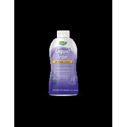 Liquid Iron - Течно желязо (с вкус на боровинки), 480 ml Nature’s Way