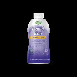 Liquid Iron - Течно желязо (с вкус на боровинки), 480 ml Nature’s Way