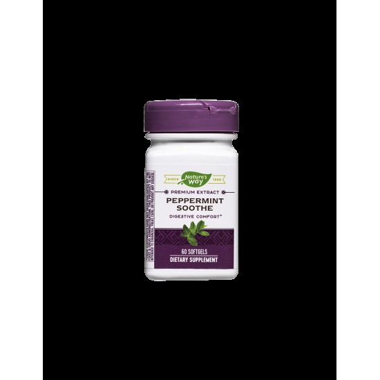 Peppermint Soothe – Билкова бленда за добро храносмилане, 60 софтгел капсули Nature’s Way