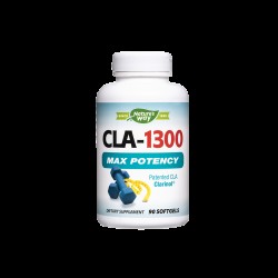 CLA-1300 Max Potency /свързана линонова киселина/ - Редукция на теглото, 90 софтгел капсули Nature’s Way