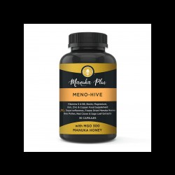 Manuka Plus Meno-Hive with MGO 300 - Manuka Honey – Менопауза формула с мед от манука MGO 300, 30 капсули