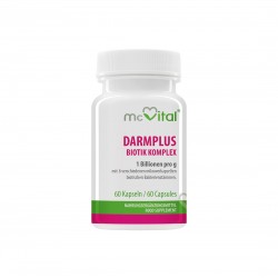 McVital® DarmPlus ProBiotik Komplex - 1 трилион пробиотични бактерии, 60 капсули Vitabay