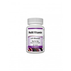 Multi Vitamin with Minerals - Мултивитамини + минерали, 100 таблетки Webber Naturals