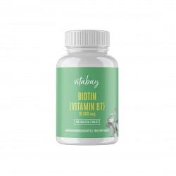 Biotin - Биотин 10000 μg, 200 таблетки Vitabay