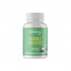 Vitamin E - Витамин Е 300 IU, 200 софтгел капсули Vitabay