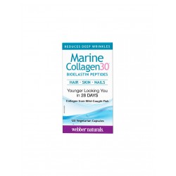 Marine Collagen30® Bioelastin peptides - Морски колаген с био еластинови пептиди, 120 капсули