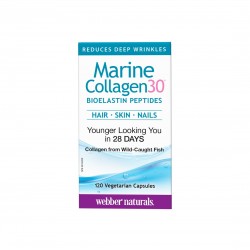 Marine Collagen30® Bioelastin peptides - Морски колаген с био еластинови пептиди, 120 капсули