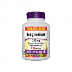 Magnesium - Магнезий (оксид, малат, глицерофосфат) 250 mg, 210 каплети