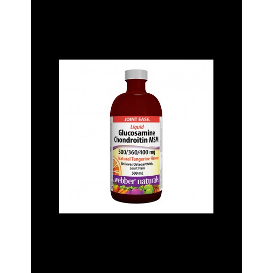 Liquid  Glucosamine Chondroitin MSM – Течен глюкозамин, хондроитин и МСМ, 500 ml, с вкус на портокал и мандарина