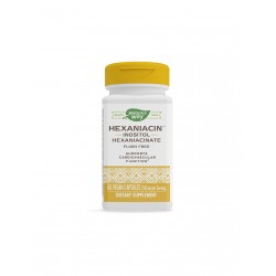 Hexaniacin™ Inositol Hexaniacinate Flush Free - Хексаниацин (инозитол хексаникотинат), 60 капсули Nature’s Way