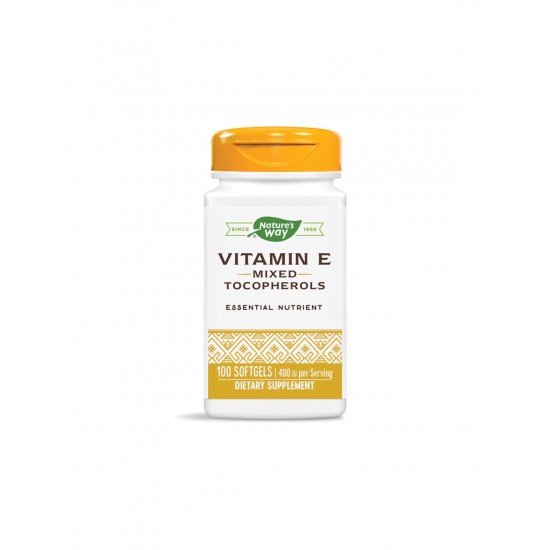 Vitamin E - Витамин E (токофероли микс) 268 mg, 100 софтгел капсули Nature’s Way