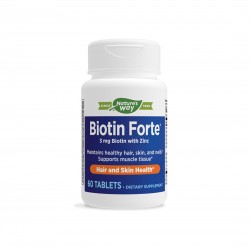 Biotin Forte® - Биотин форте® с цинк, 60 таблетки Nature’s Way