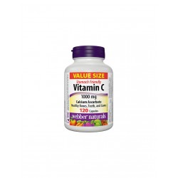 Vitamin C Calcium Ascorbate – Витамин С (калциев аскорбат) 1000 mg, 120 капсули  Webber Naturals