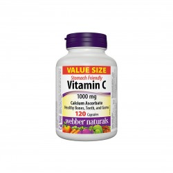 Vitamin C Calcium Ascorbate – Витамин С (калциев аскорбат) 1000 mg, 120 капсули  Webber Naturals