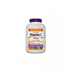 Vitamin C 500 mg Chewable - Витамин С 500 mg, 300 дъвчащи таблетки Webber Naturals