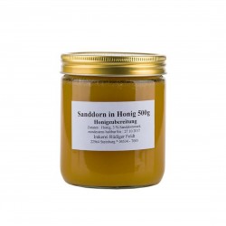 Облепиха (ракитник) в мед - Sanddorn in honig, 500 g