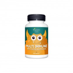 Multi Immune with Vitamins and Minerals - Мултиимун витамини и минерали за деца, 60 желирани таблетки Vegavero