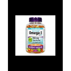 Omega-3 Triple Strength + Vitamin D3 - Омега-3 (тройна концентрация) + Витамин D3 1000 IU, 65 софтгел капсули