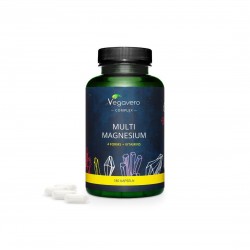 Multi Magnesium - Мулти магнезий с витамини В2 и В6, 180 капсули Vegavero