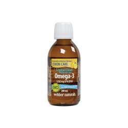 Crystal Clean from the sea® Omega-3 1250 mg (EPA/DHA 750/500) - Омега-3 + витамин D3 1000 IU, 200 ml Webber Naturals