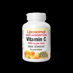 Liposomal High Absoprtion Vitamin C - Липозомен витамин С 500 mg, 90 софтгел капсули Natural Factors