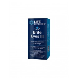 Brite Eyes III  - Стерилен овлажняващ разтвор за сухи и раздразнени очи, 2 флакона, 5 ml